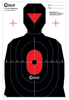 Caldwell Ultra Portable Target Stand 8 Silhouette/8 Sight-In Targets Black/Red/White Steel — view 3