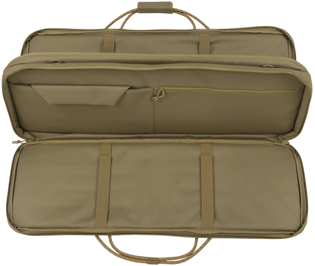 Tac Six Unit 38" 2-Rifle Tactical Case Coyote 600D Polyester Lockable — view 3