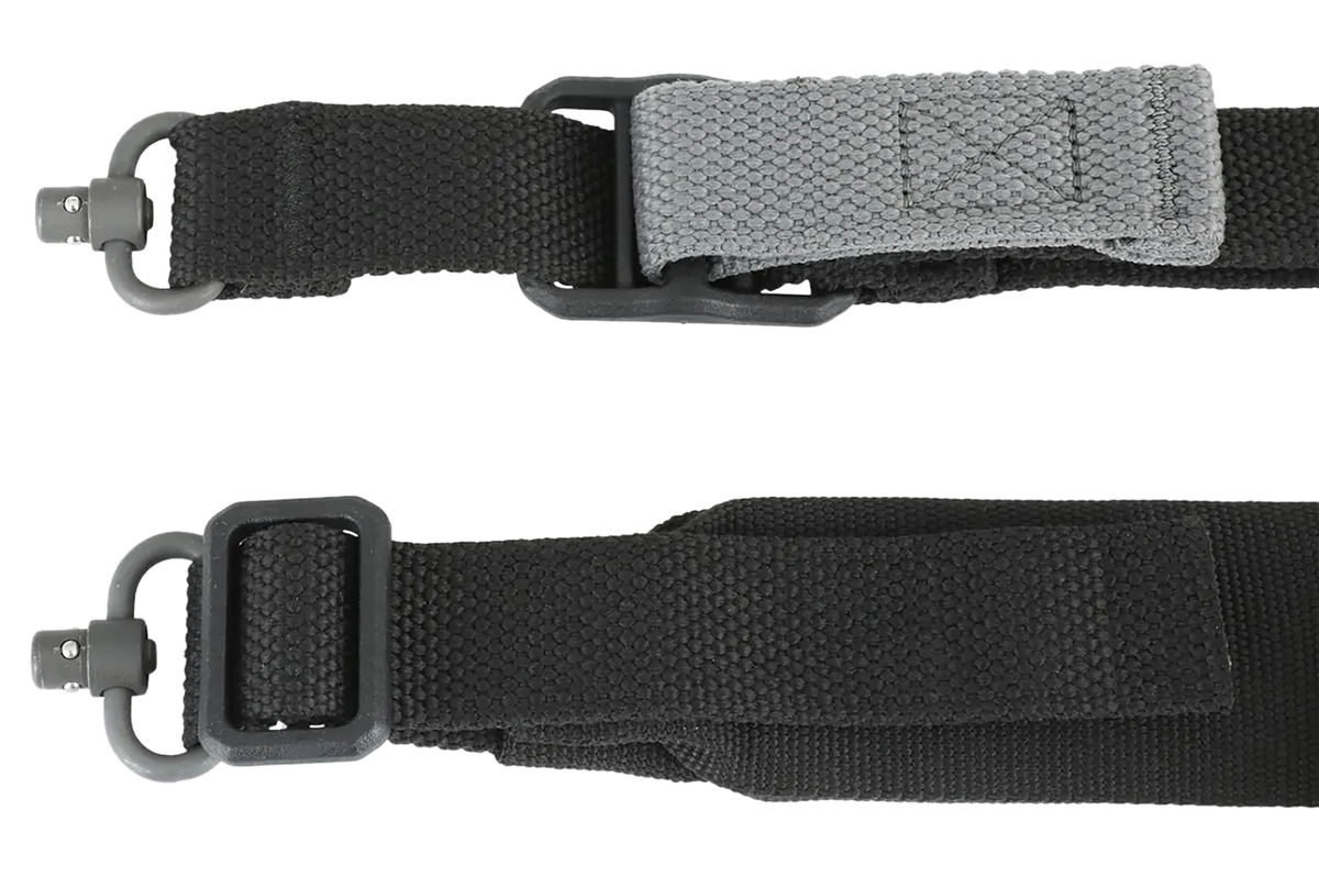 Blue Force Gear Vickers Push Button Sling 1.25" Black Cordura Padded — view 3