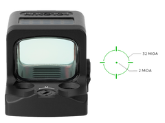 Holosun EPS Carry GR-MRS 1x 0.58\"x0.77\" 2 MOA Green Dot/32 MOA Circle Pistol Sight - Black Anodized — view 3