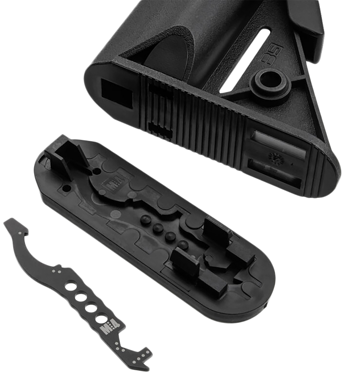 B5 Systems Enhanced SOPMOD AR-15/M4 6-Position Collapsible Stock - Black — view 3