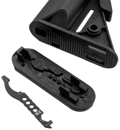 B5 Systems Enhanced SOPMOD AR-15/M4 6-Position Collapsible Stock - Black — view 3