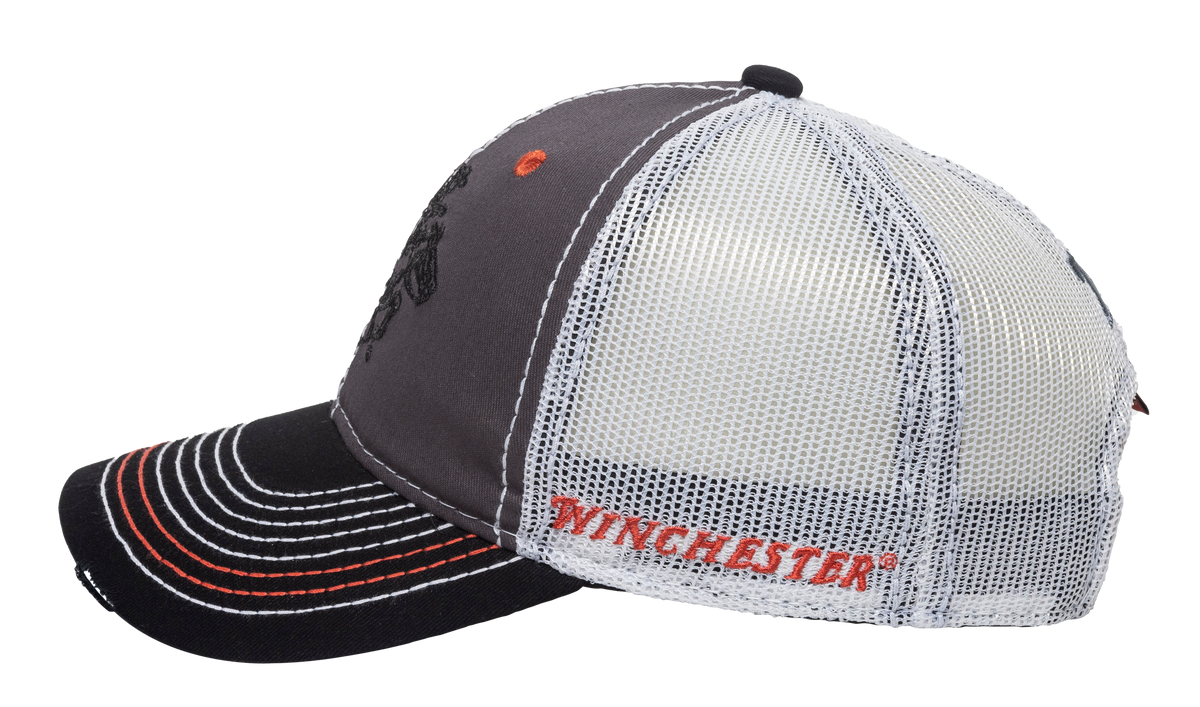 Outdoor Cap Winchester Cotton Twill Black/Charcoal/White Unstructured OSFA — view 3