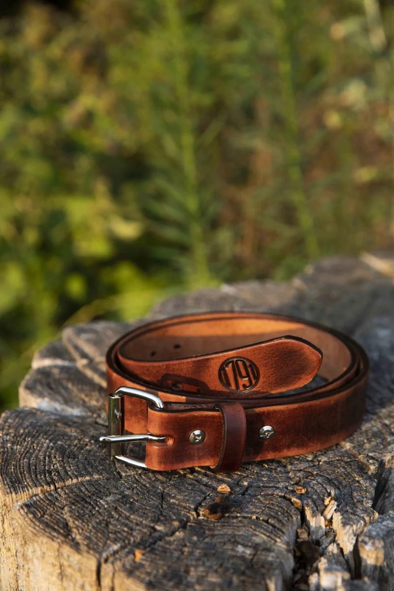 1791 Gunleather BLT-01 Gun Belt Vintage Leather 48/52 1.50" Buckle Closure — view 3