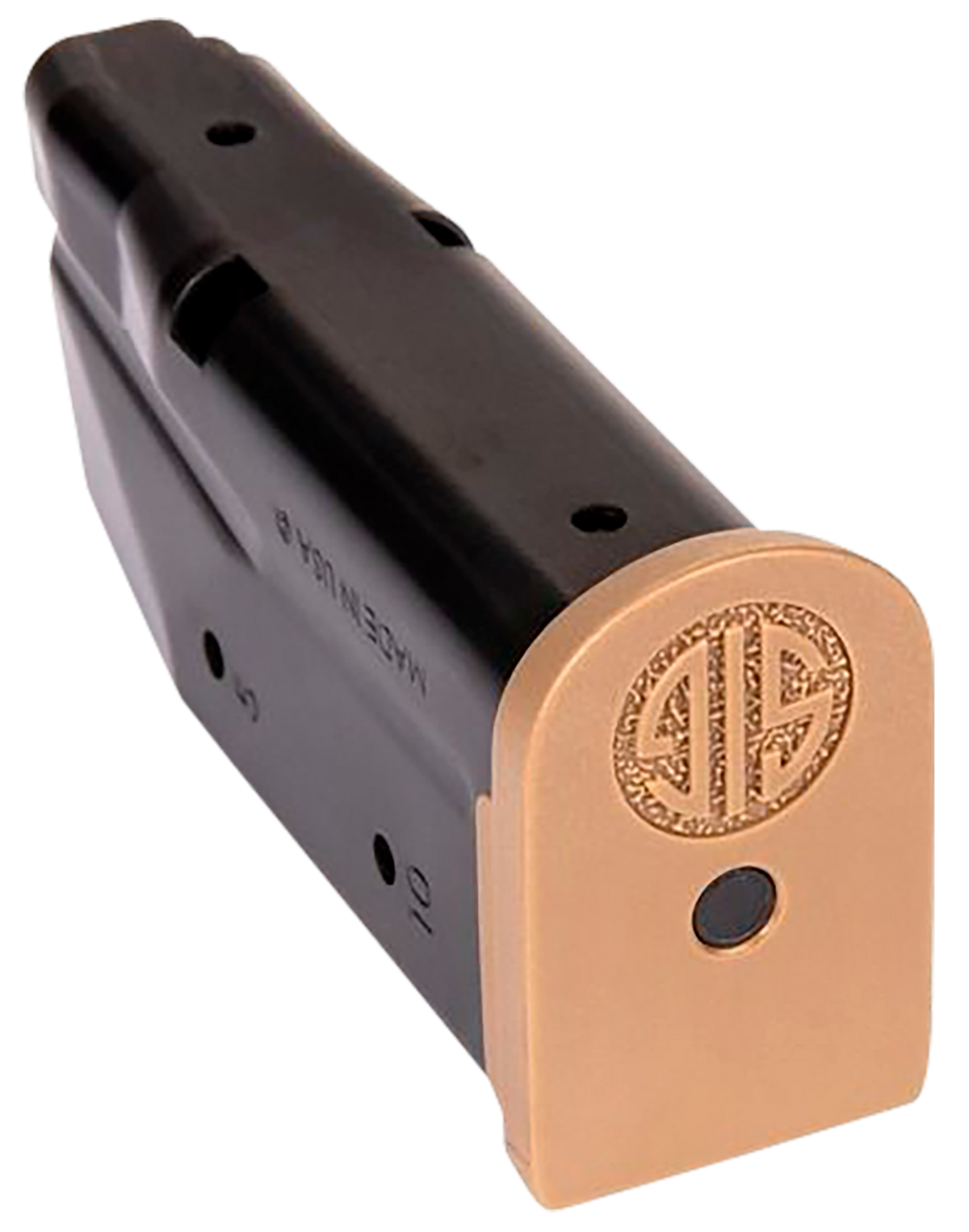 Sig Sauer P365 9mm Luger 10-Round Flush Coyote Brown Steel Pistol Magazine — view 3