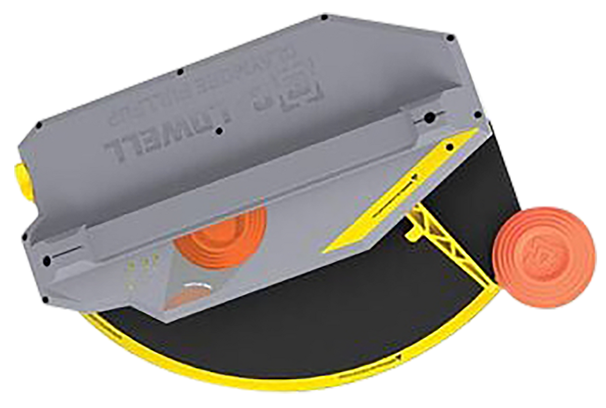 Caldwell Claymore PullPup Clay Target Thrower Gray/Yellow — view 3