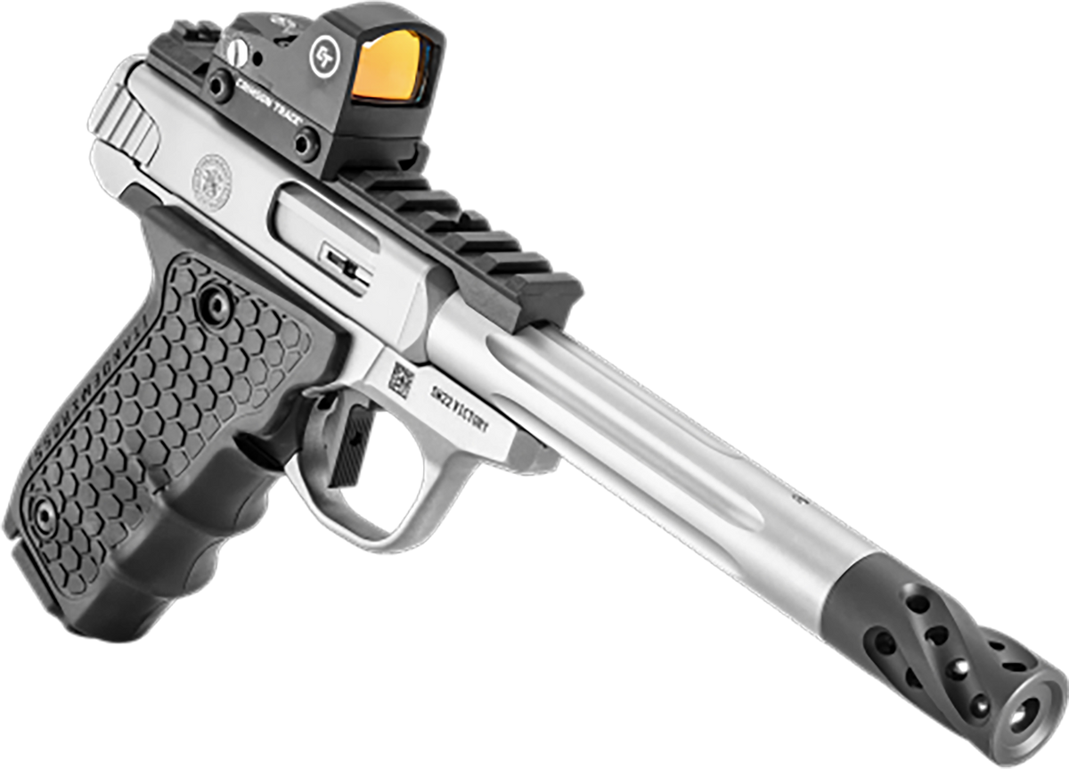 Smith & Wesson 12079 Performance Center SW22 Victory Target 22 LR 6" 10+1 SAO Pistol w/Red Dot — view 3