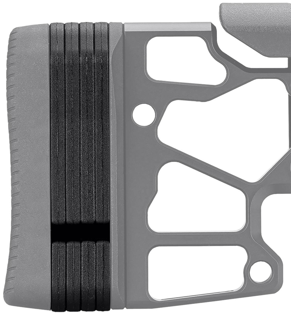 MDT Buttstock Spacer Kit Black 1/4" LOP 4 Pack — view 3