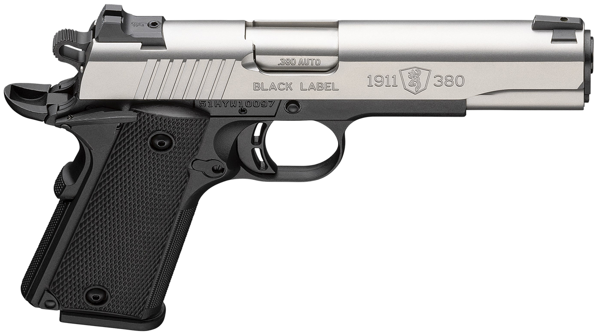 Browning 1911-380 Black Label Full Size .380 ACP 4.25" 8+1 Semi-Auto Pistol — view 3