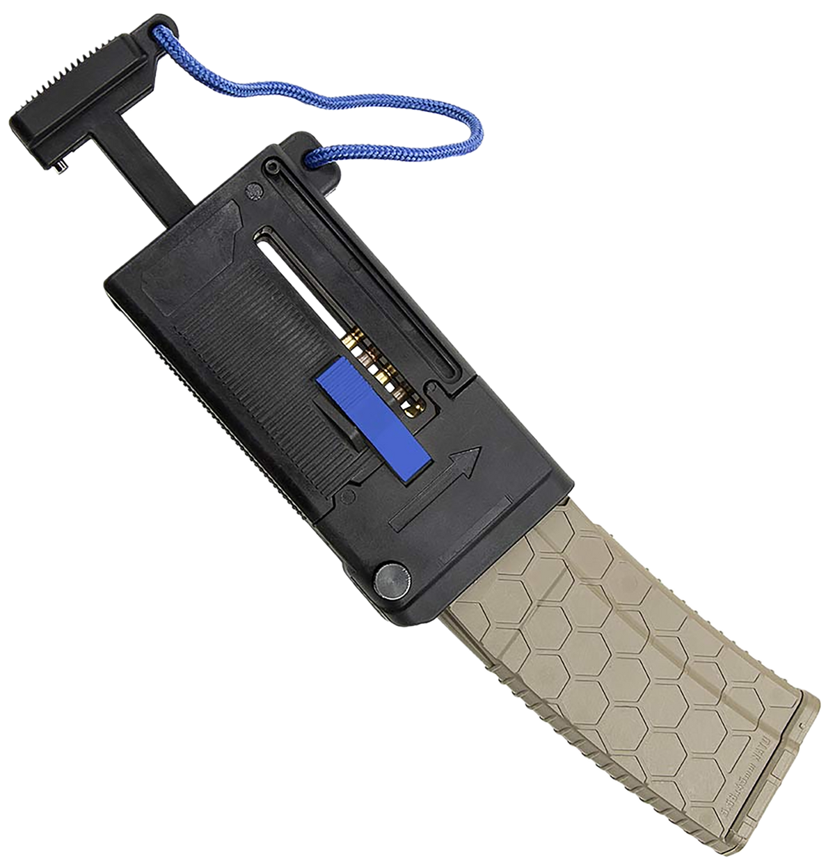 NcSTAR AARLAV2 AR-15/M4/M16 Magazine Speed Loader V2 Black Polymer/Aluminum 10-Rd — view 3