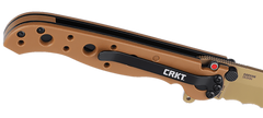 Columbia River CRKT M16-10DZ 3.03" Folding Tanto Part Serrated D2 Steel Desert Tan GRN Handle — view 3