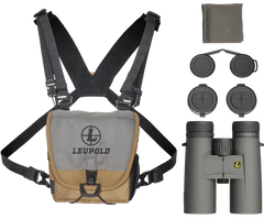 Leupold BX-1 McKenzie HD 10x 42mm Roof Prism Binoculars - Shadow Gray Armor Coated Magnesium — view 3