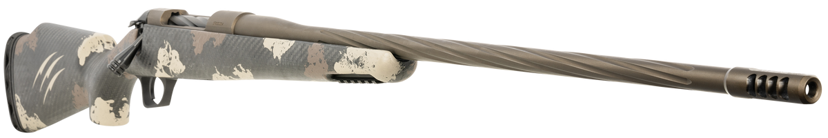 Fierce Firearms Twisted Rage 7mm Rem 24" 3+1 Bolt-Action Rifle - Midnight Bronze Cerakote / Trophy Camo — view 3