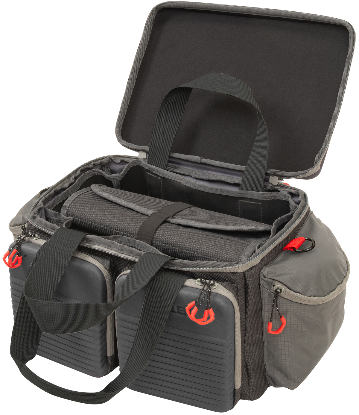 Allen 8325 Competitor Premium Molded Lockable Range Bag Gray w/Internal Tote & Fold-Up Gun Mat — view 3