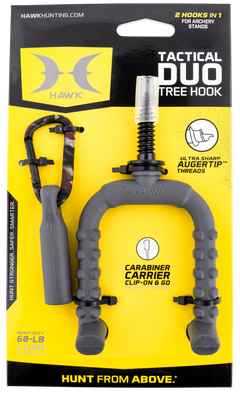 Hawk HWK-3011 Tactical Duo Tree Hook Black - 60 lb Capacity — view 3