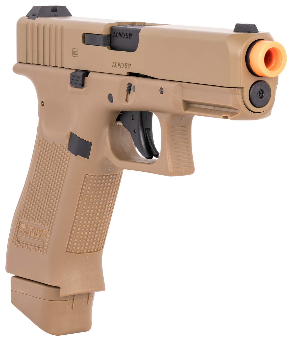 RWS Umarex G19X Gen5 CO2 Airsoft 6mm BB 14+1 Pistol - Coyote Tan — view 3