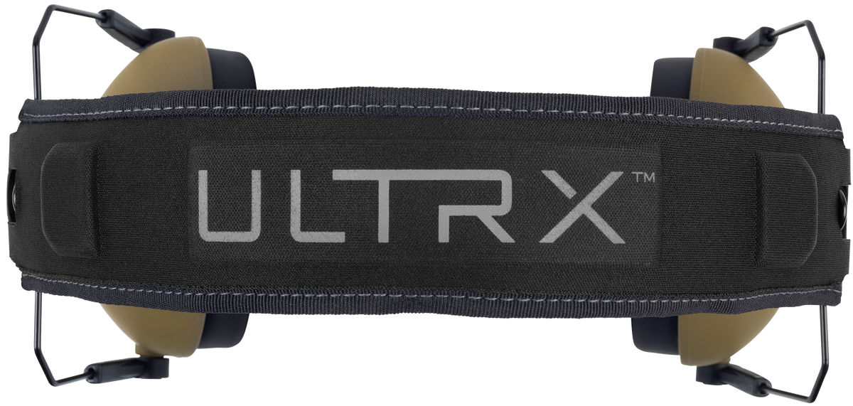 Allen Ultrax Shield 23 dB Flat Dark Earth Over the Head Passive Earmuff — view 3