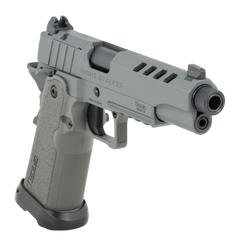 Tisas Arms 1911 Night Stalker 9mm Luger 17+1 5.30" Threaded Barrel SAO Semi-Auto Pistol - Gray Cerakote — view 3
