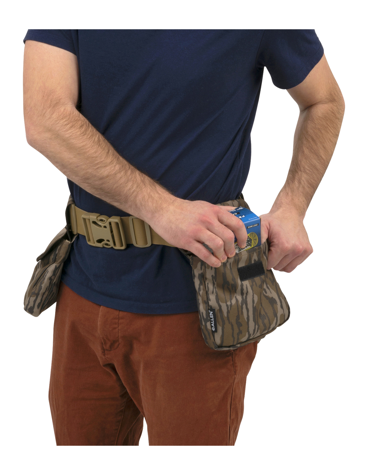 Allen 5584 Dove Belt Camo Canvas Shell Pockets 49" Waist — view 3