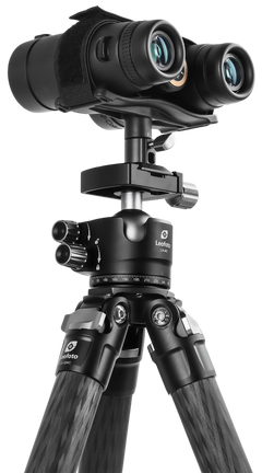 Leofoto USA BC-04 Binocular Adapter Hook & Loop Dovetail Mount Black — view 3