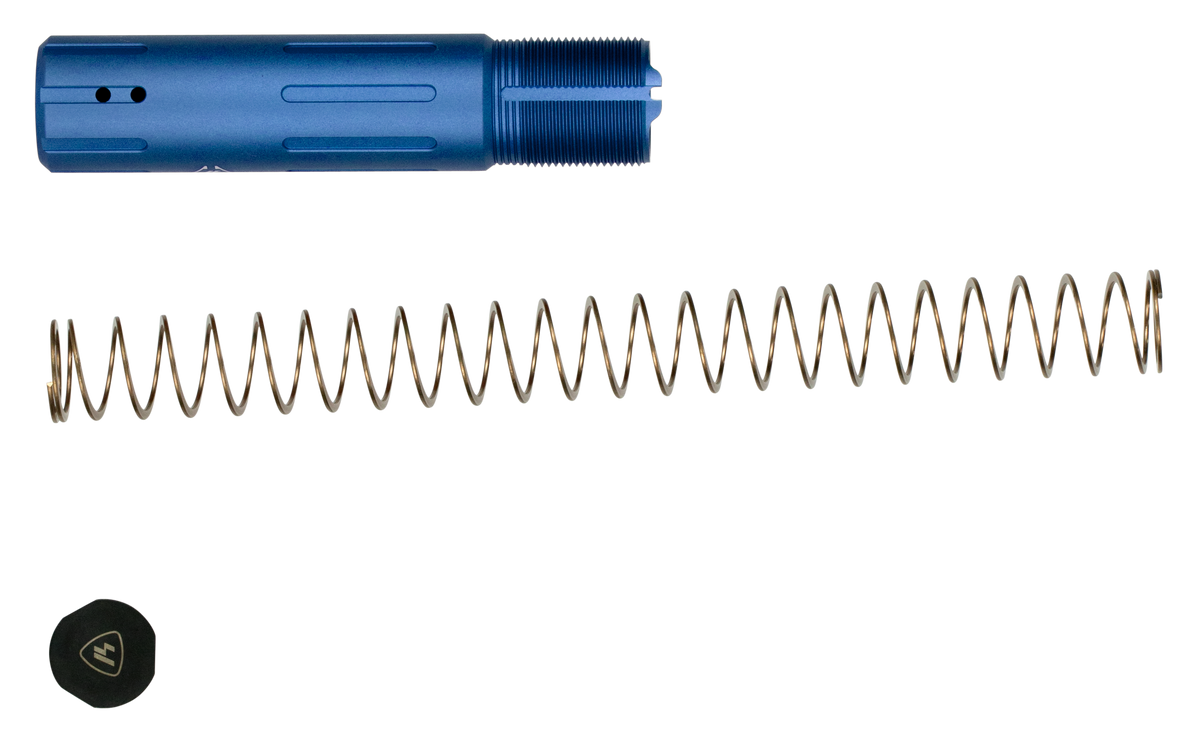 Strike Industries AR Slick Pistol Buffer Tube 5.28" Blue Anodized 7075-T6 Aluminum — view 3