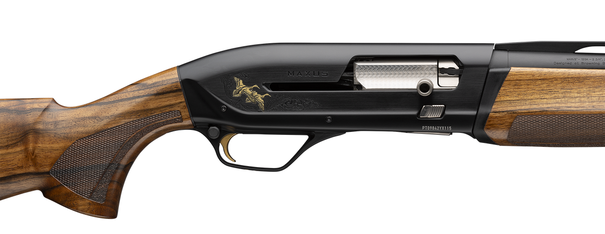 Browning Maxus II Black Gold 12 Gauge 28" 3" 4-Rd Semi-Auto Shotgun — view 3