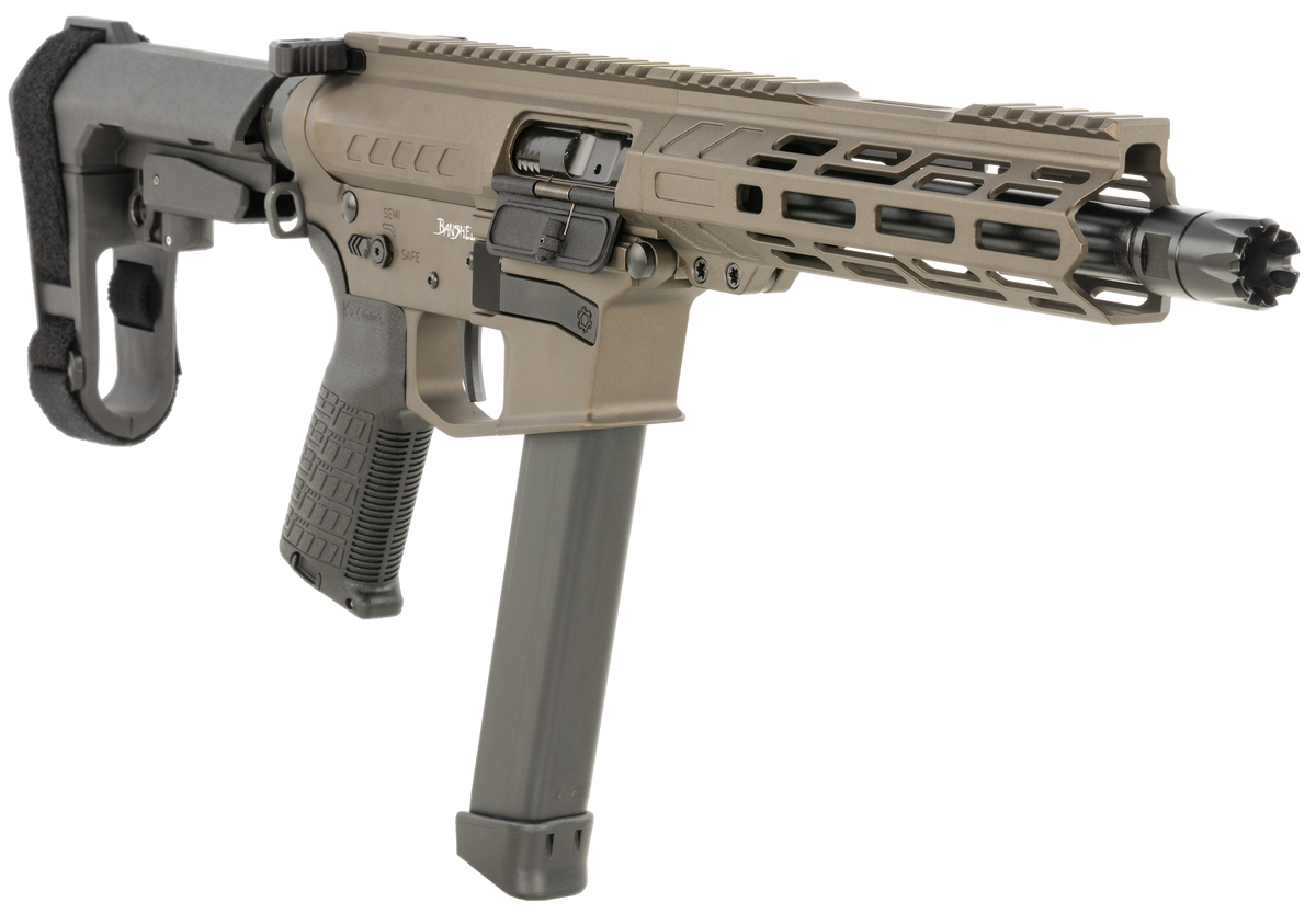 CMMG Banshee MKGS 9mm 8" 33+1 Semi-Auto Pistol - Midnight Bronze — view 3