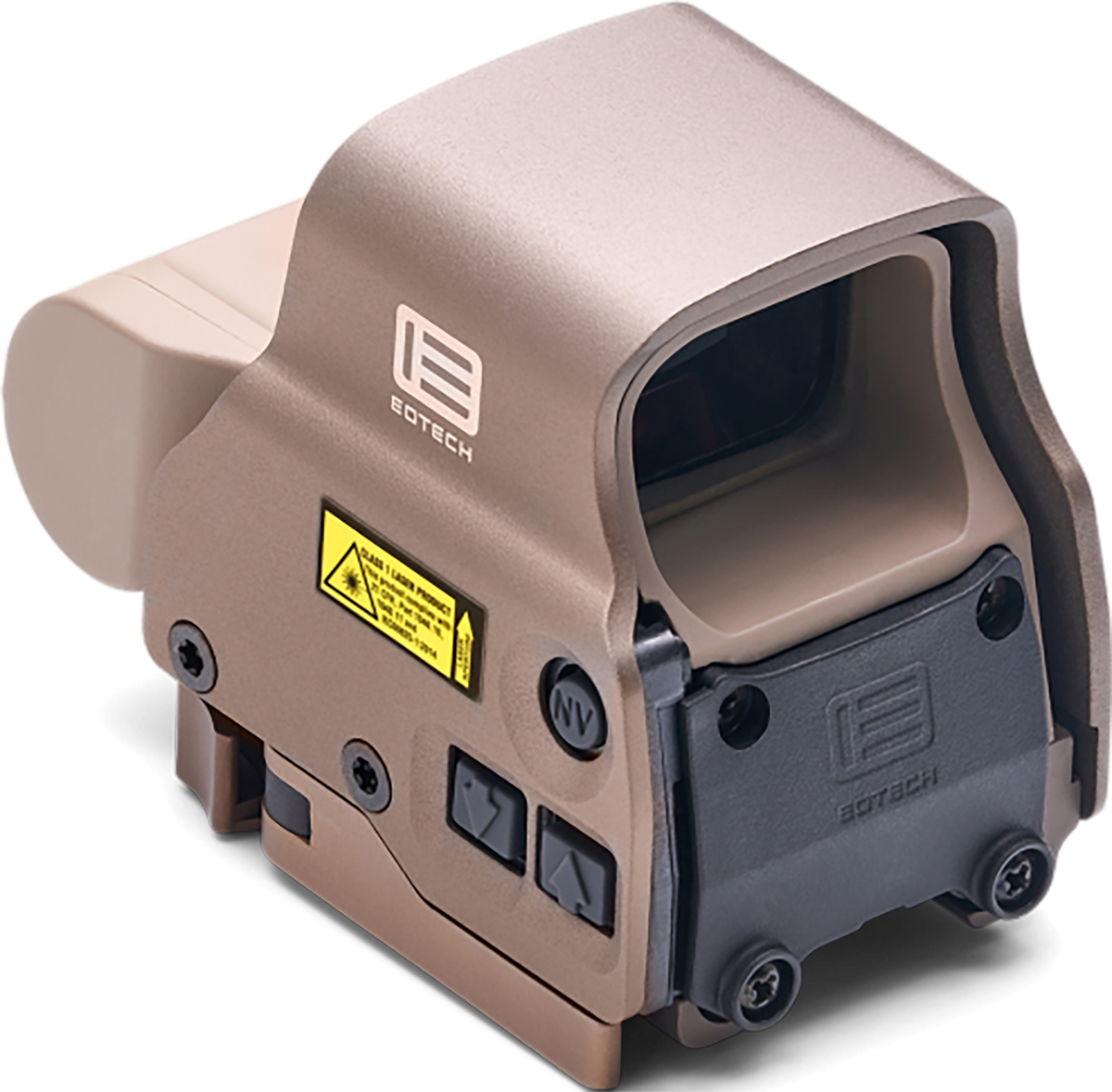 EOTech EXPS3-0T 1x 1 MOA Red Dot/68 MOA Ring Holographic Weapon Sight - Tan — view 3