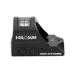 Holosun HS407CX2 407 1x 2 MOA Red Dot Black Anodized — view 3