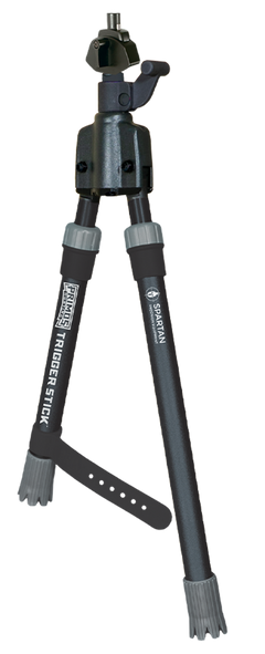 Primos Trigger Stick Medium Bipod 21.50"-40" Black - Spartan Magnetic — view 3
