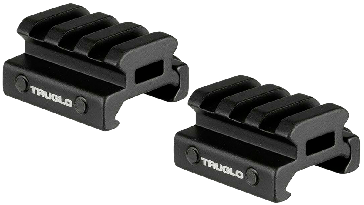 TruGlo TG8972B Picatinny Riser Mount 1/2" 2-Pc Matte Black — view 3