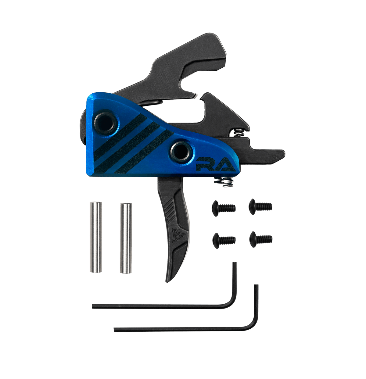 Rise Armament Blitz Defense RA524 4.50 lbs Hybrid Drop-In Trigger - AR-Platform - Blue / Black — view 3