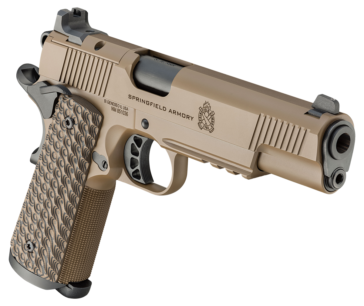 Springfield Armory 1911 TRP AOS 9mm Luger 5" 9+1 Semi-Auto Pistol - Coyote Brown Cerakote — view 3