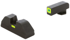 Ameriglo GL605 CAP Sight Set for Glock 42/43/43X/48 - Green Tritium LumiGreen Outline Front / LumiGreen Bar Rear — view 3