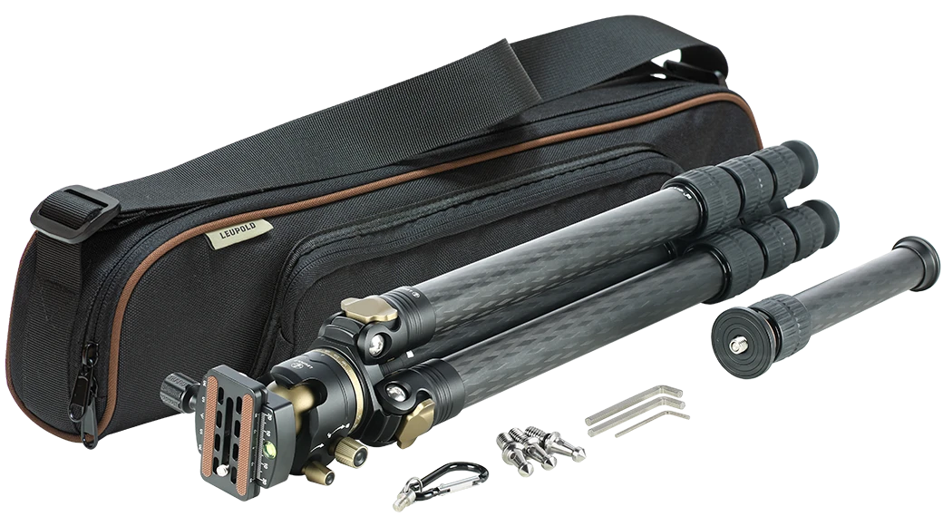 Leupold Pro Guide CF-436 Carbon Fiber Tripod Kit 6.7-67" ARCA Swiss - Black — view 3