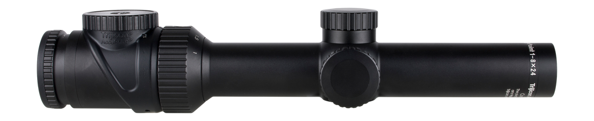 Trijicon AccuPoint 1-8x24 Riflescope BDC Hunter Holds Green Dot 30mm Tube Satin Black — view 3
