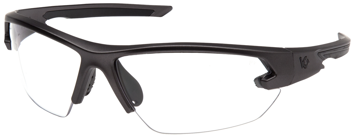 Pyramex Semtex 2.0 Safety Glasses Clear Anti-Fog Lens Gun Metal Frame — view 3
