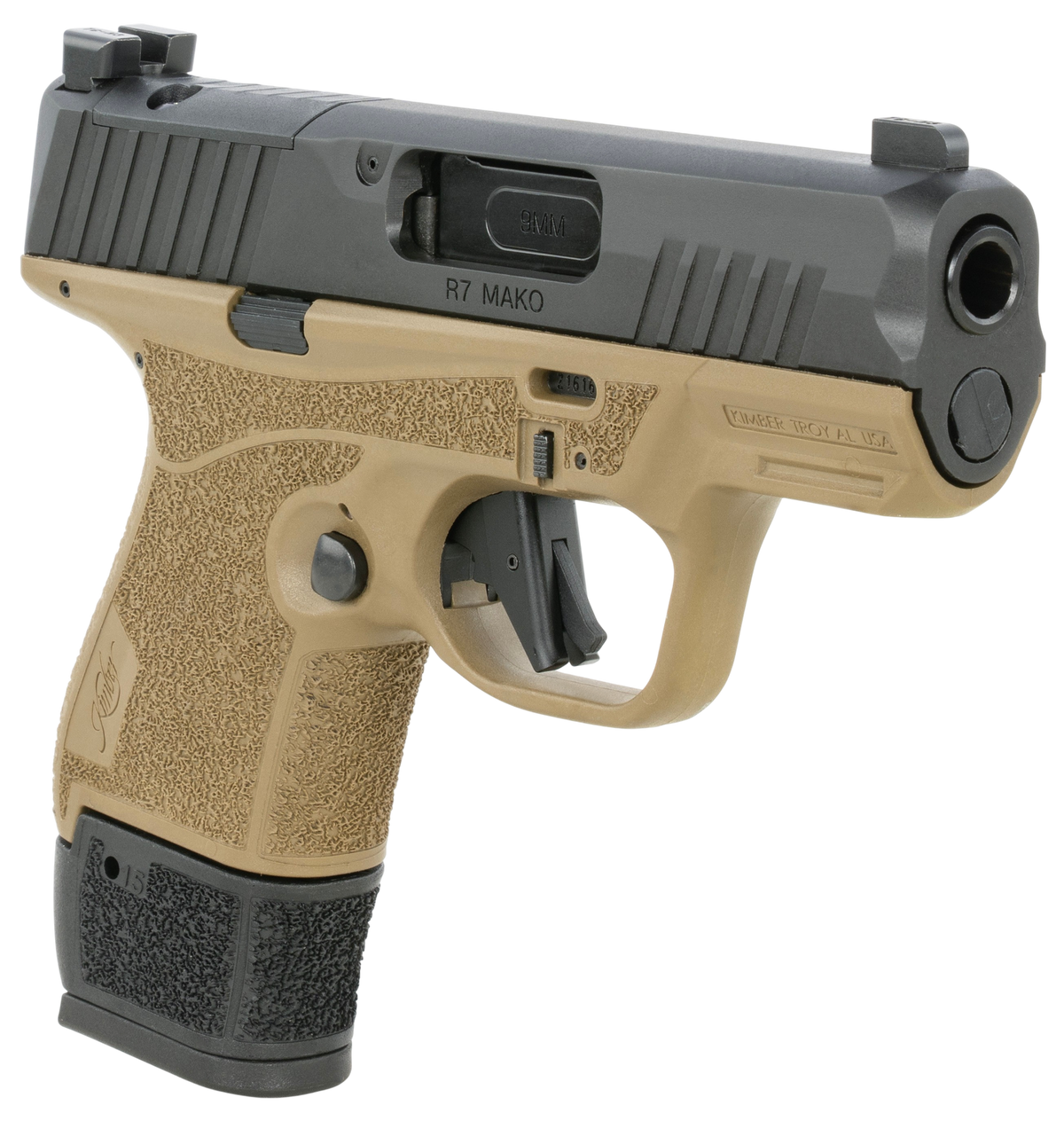 Kimber R7 Mako FDE 9mm 3.37" 15+1 Semi-Auto Pistol - Optic Ready — view 3
