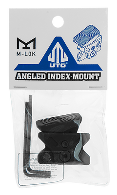 UTG TL-TRM01 Angled Index Mount M-LOK Matte Black — view 3