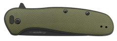 Outdoor Edge Razor VX2 3" Folding Plain 420J2 SS Green G10 Handle EDC Knife — view 3
