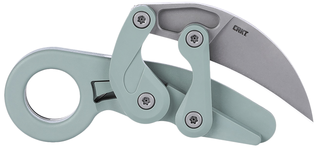 Columbia River CRKT 4041GR Provoke 2.41" Folding Karambit Plain D2 Satin Gray Cerakote Aluminum — view 3