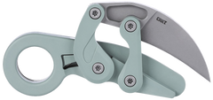 Columbia River CRKT 4041GR Provoke 2.41" Folding Karambit Plain D2 Satin Gray Cerakote Aluminum — view 3