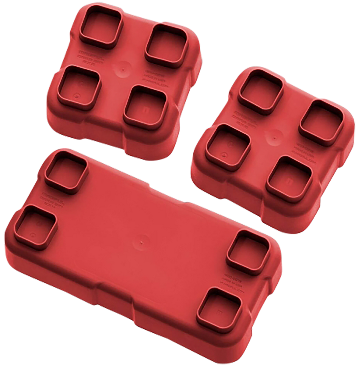 Magpul Industries DAKA Storage Bin Set Red Polymer 2x2/2x4 — view 3