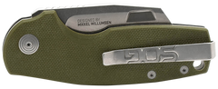 S.O.G Stout SJ 2.40" Folding Cleaver Plain Cryo D2 Steel OD Green G10 Handle — view 3