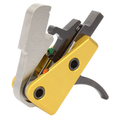 Timney Triggers 667S Competition 3 lb Single-Stage Curved Drop-In Trigger for AR-15 - Black/Gold — view 3