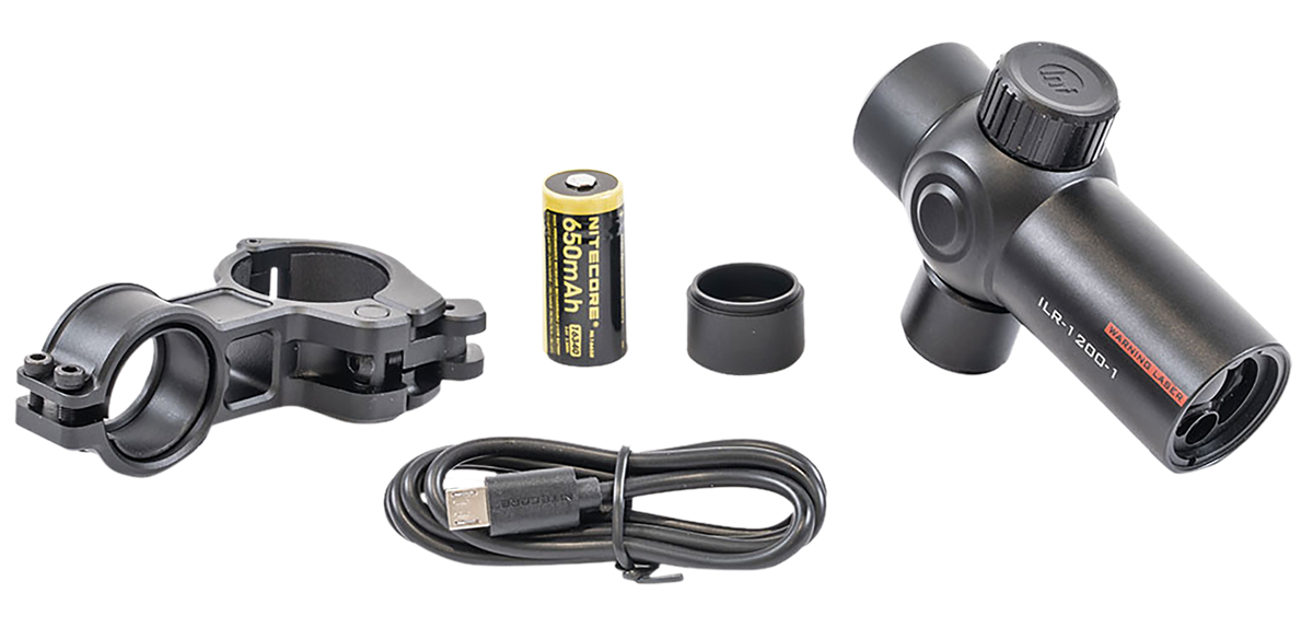 InfiRay Outdoor AC80 ILR-1200-1 Laser Rangefinder Module 1200 Yd Detection - Black Aluminum — view 3