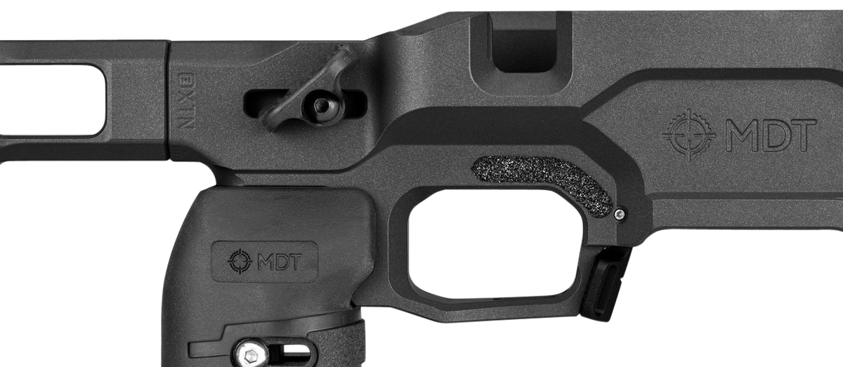MDT Sporting Goods ACC Elite Chassis System - Remington 700 Short Action RH - Black — view 3