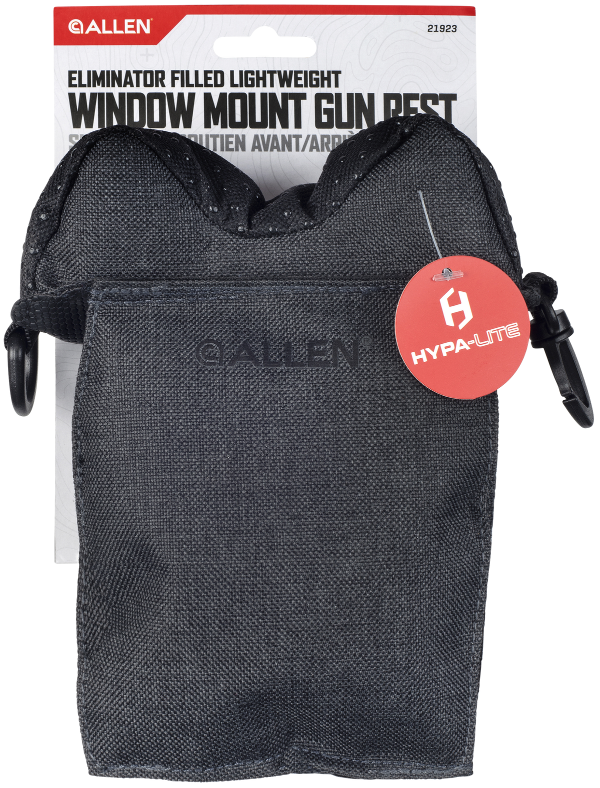 Allen Eliminator Window Shooting Rest Front Bag Gray Polyester — view 3