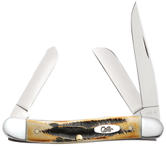 Case Stockman Medium 2.57"/1.88"/1.71" 3-Blade Folding Knife - 6.5 BoneStag - Tru-Sharp SS — view 3