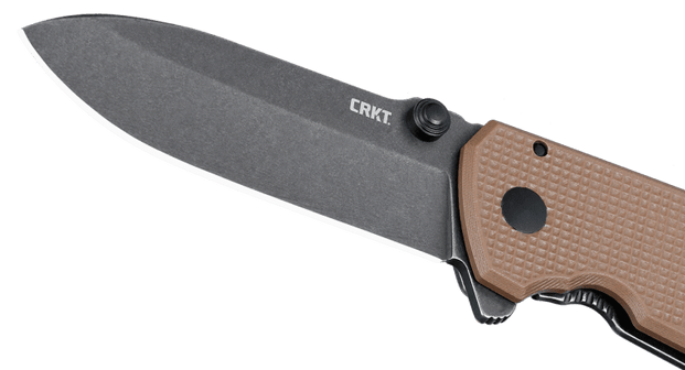 Columbia River Squid XM 2.95" Folding Drop Point Plain Stonewashed D2 Brown G10/SS Frame Lock Knife — view 3